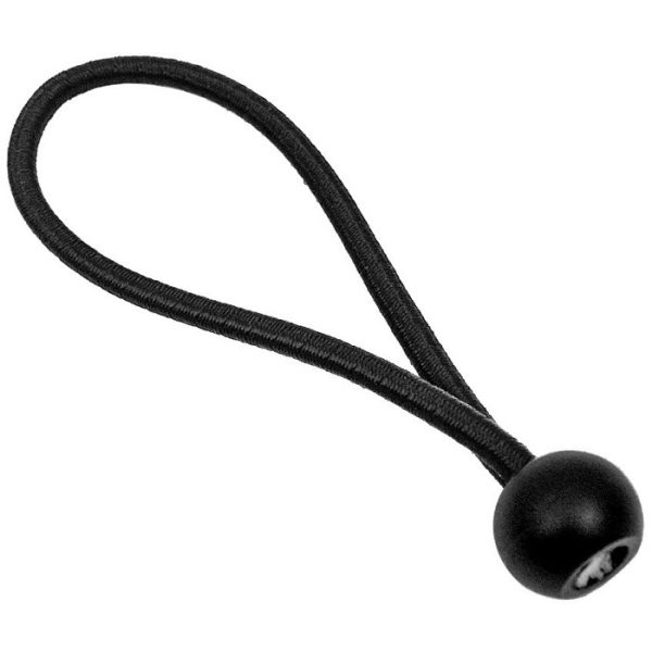 Bungee ball ponyva rögzítő gumipók - Fekete