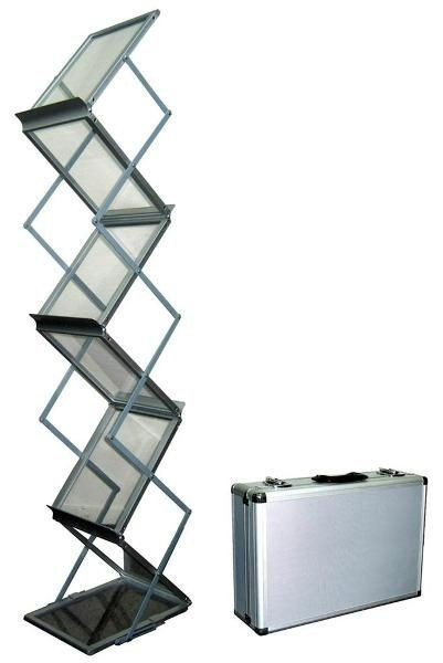 Brochure holder stand aluminium