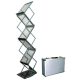 Brochure holder stand aluminium