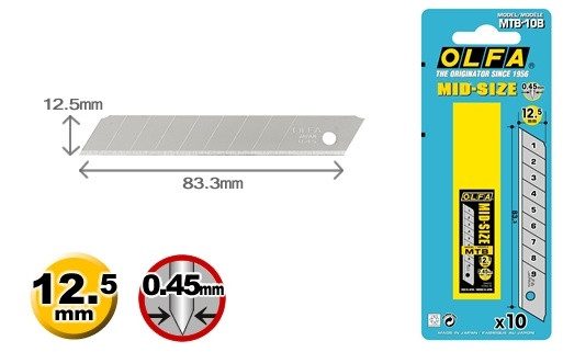 Olfa MTB-10B blades 12,5mm