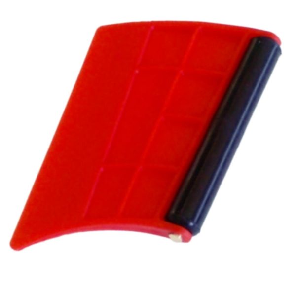 Squeegee with silicone roller