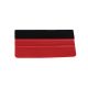 Squeegee with felt  - 15cm (Red)