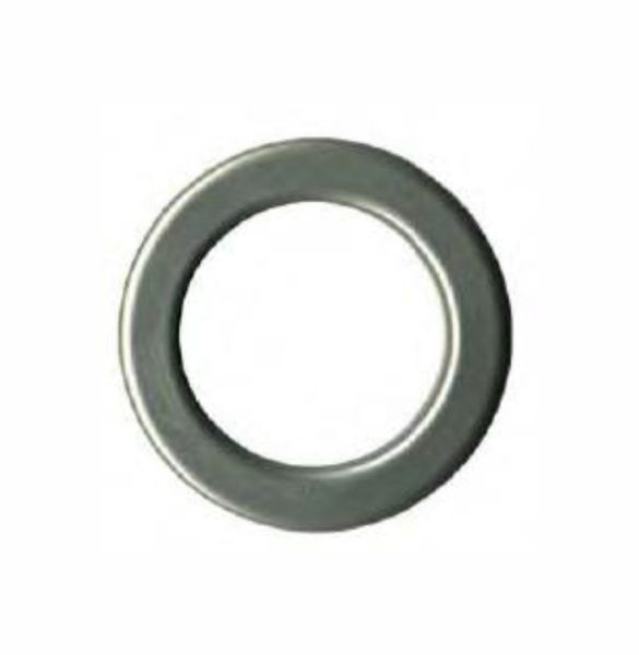 Plastgrommet Silver Plastic Eyelet 40mm (1000pcs) - silver matte