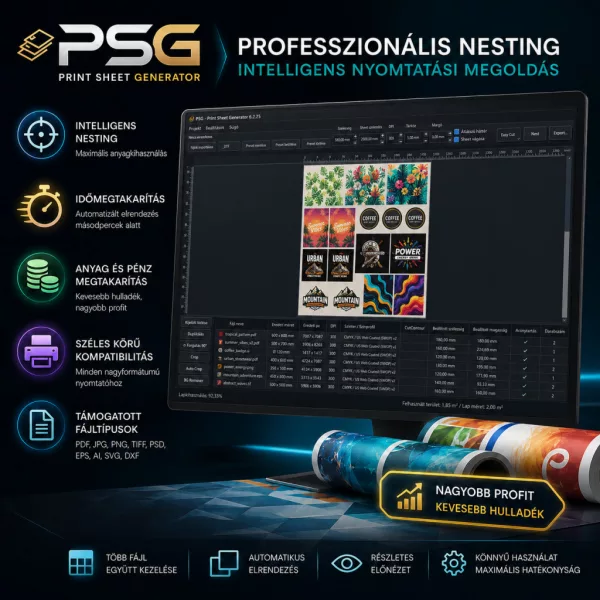 PSG - Print Sheet Generator Prepress software