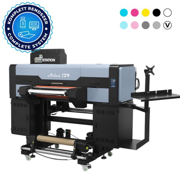 DTF Station Aries 124 60cm valjčni UV DTF tiskalni komplet