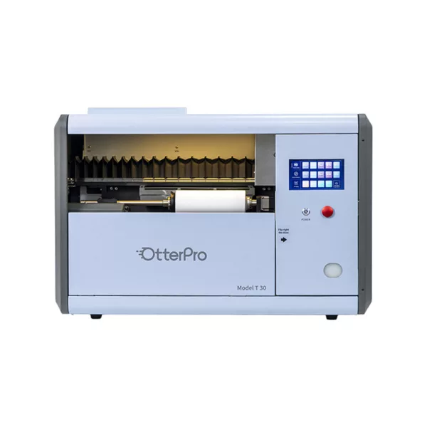 OtterPro T30 rotációs UV palacknyomtató