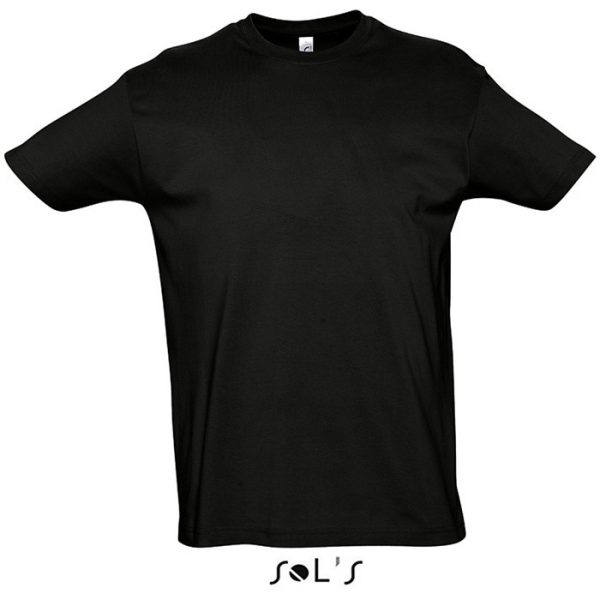 Sol's Imperial 11500 cotton t-shirt BLACK - S