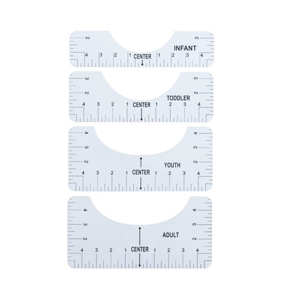 T-shirt ruler guide