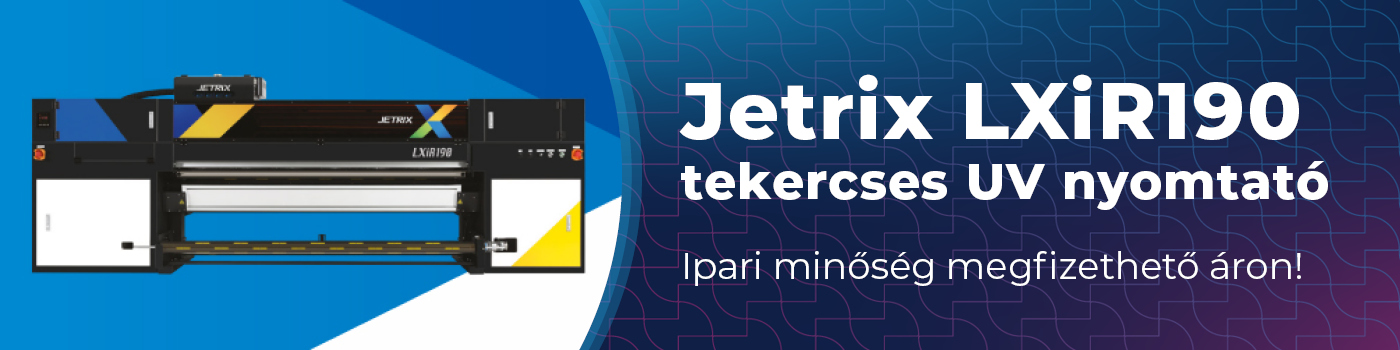 JETRIX LXiR190 tekercses UV nyomtató
