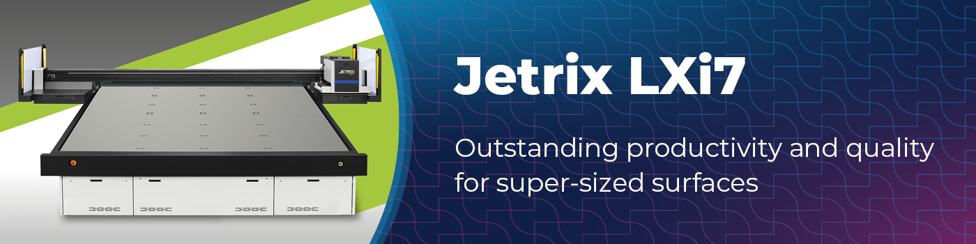 JETRIX LXi7 UV flatbed printer
