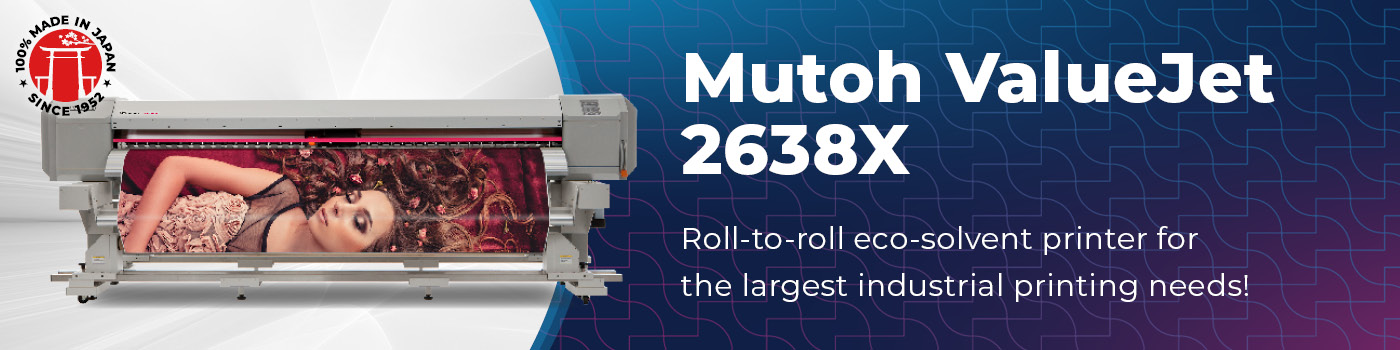 Mutoh ValueJet VJ-2638X Eco-solvent tiskalnik

