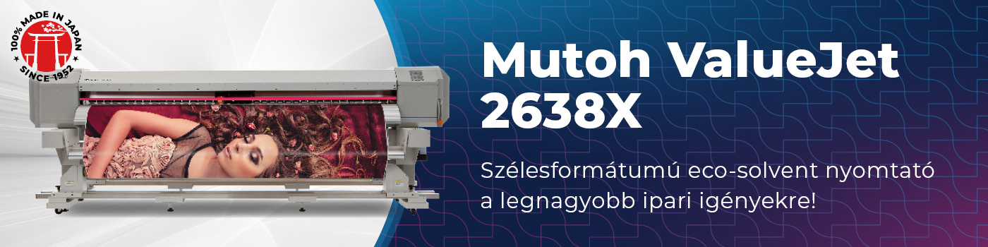 Mutoh ValueJet VJ-2638X Eco-solvent nyomtató
