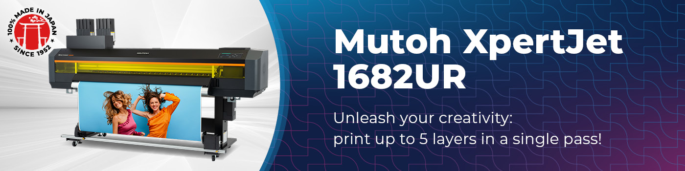 Mutoh XpertJet XPJ-1682UR rolo UV tiskalnik
