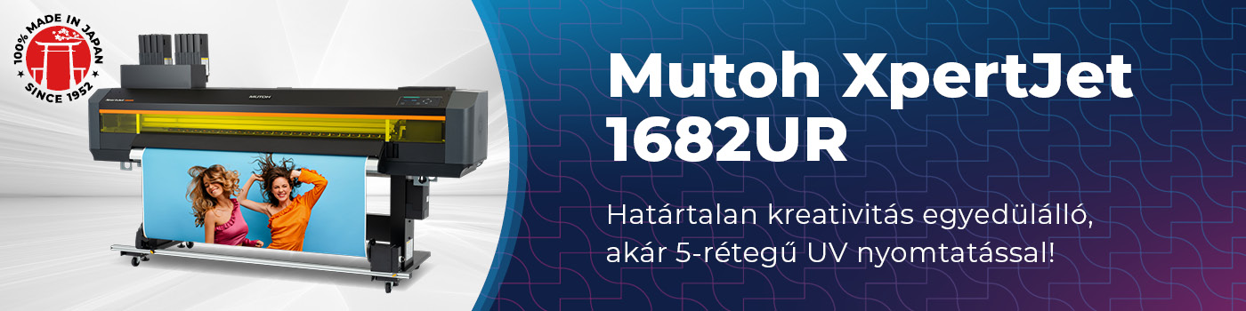 Mutoh XpertJet XPJ-1682UR tekercses UV nyomtató
