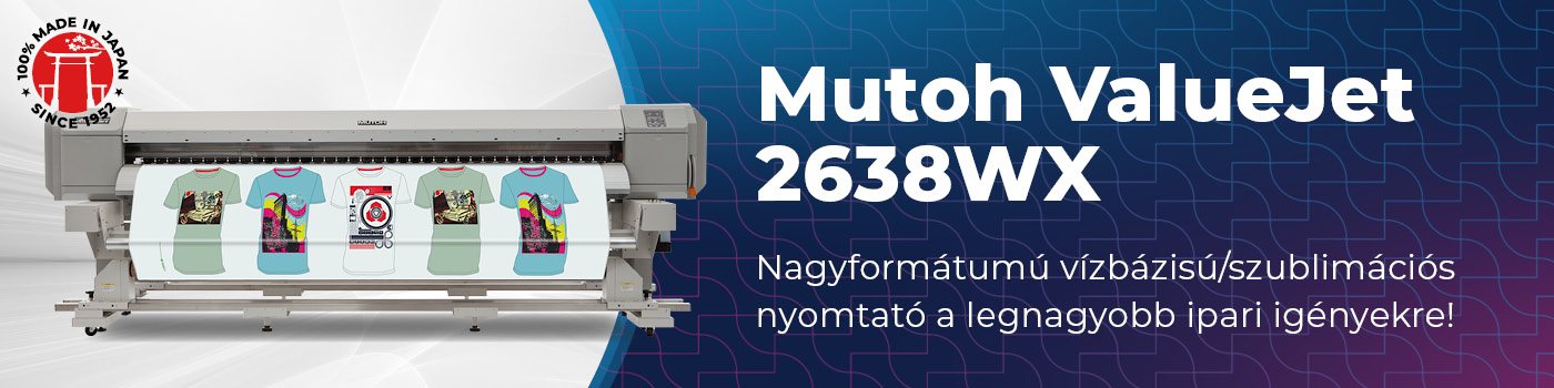   Mutoh ValueJet VJ-2638WX vodno osnovan/sublimacijski tiskalnik
