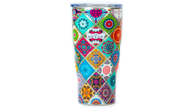 Inkcups Double Helix rotacijski UV tiskalnik za steklenice
