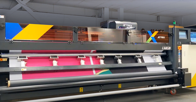 JETRIX LXiR320 UV-tiskalnik z valjčnim podajanjem
