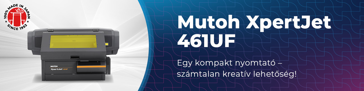Mutoh XpertJet XPJ-461UF asztali UV tárgynyomtató
