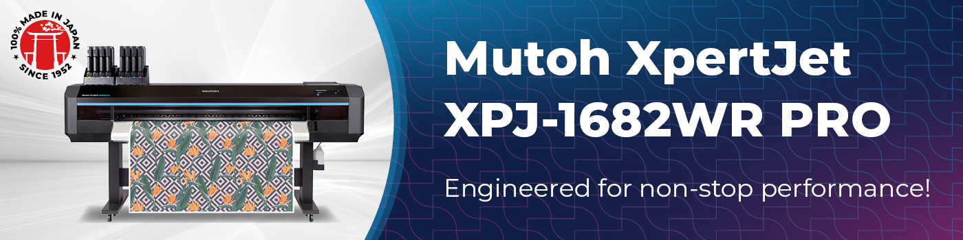 Mutoh XpertJet XPJ-1682WR PRO sublimation printer
