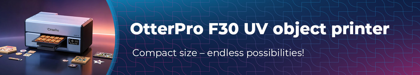 OtterPro F30 UV tárgynyomtató
