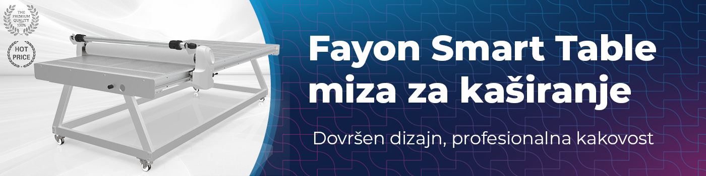 Fayon Smart Table miza za kaširanje - 130x250cm
