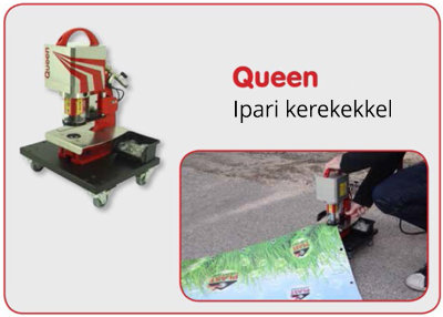 Queen ringlizőgép földön tolható